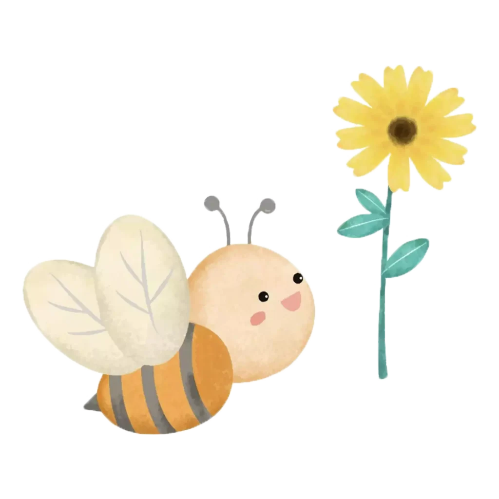 abeja dibujo infantil