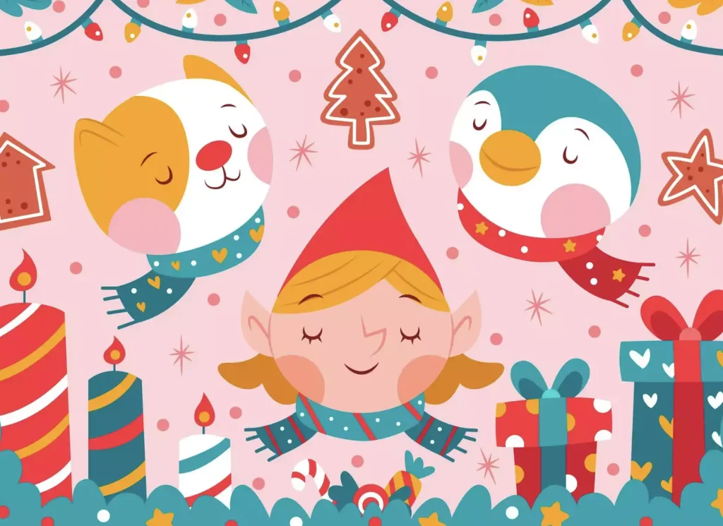 navidad dibujo infantil